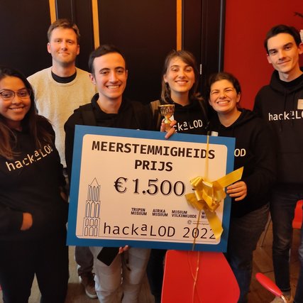 Cultural AI team wins special award at heritage hackathon